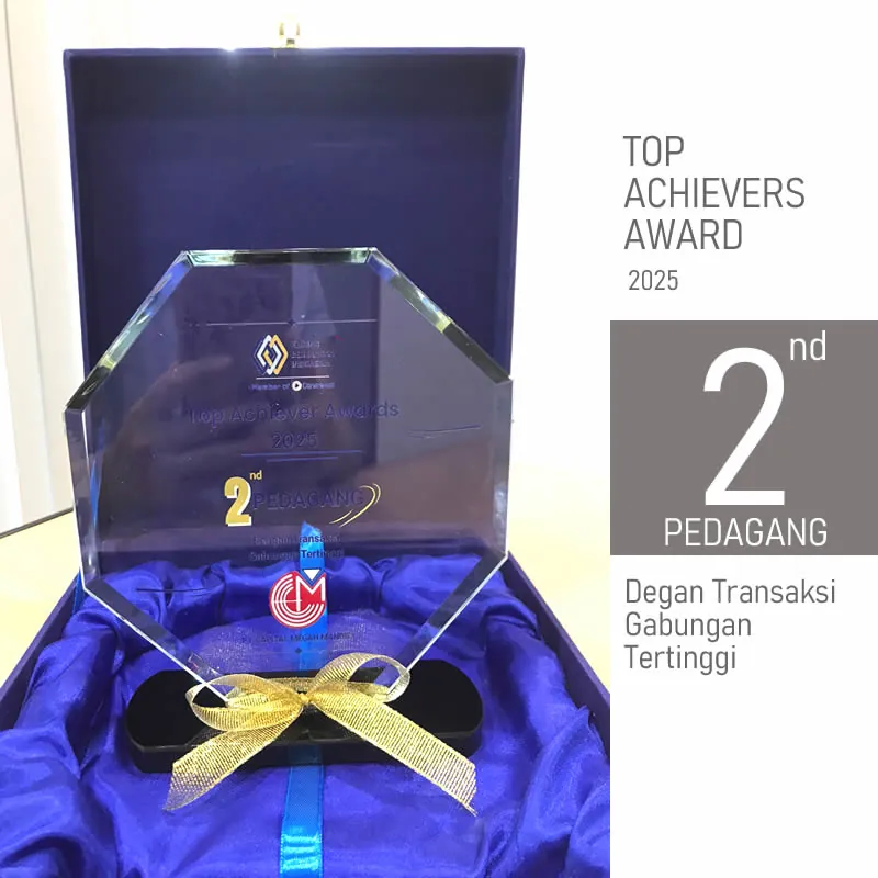 Top Achiever Awards 2025 – Peringkat 2 Pedagang dengan Transaksi Gabungan Tertinggi
