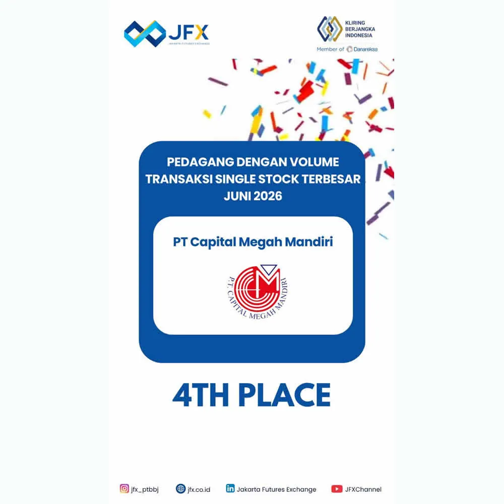 Peringkat 4 Volume Transaksi Single Stock Terbesar – Juni 2026